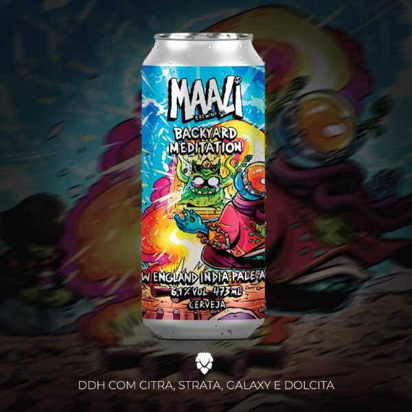 Malli Backyard Meditation NEIPA lata 🧘♀🧘♂ Backyard Meditation 🧘♀🧘♂ | New England IPA